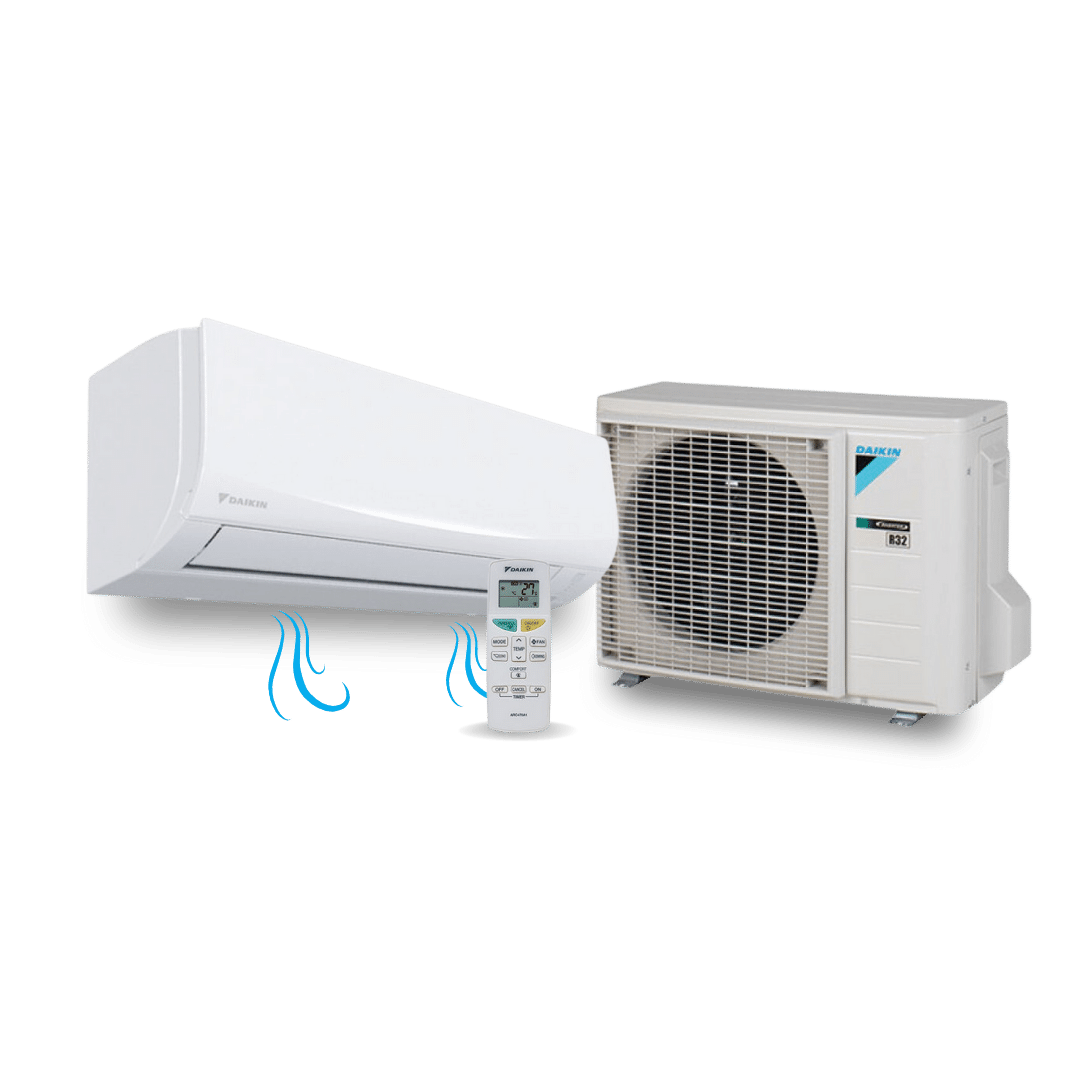 Thermopompe intérieure et extérieure