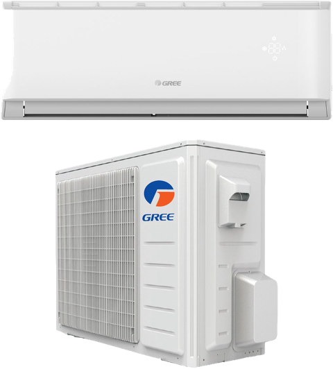 Thermopompe murale GREE série Airy R32, unités intérieure et extérieure